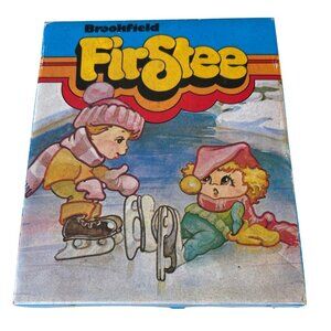 Vintage Brookfield FirStee Figure Skates Style 11 Beginners Black Double Runner